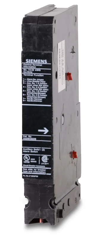 Professional Grade Siemens A02ED62B Auxiliary Switch