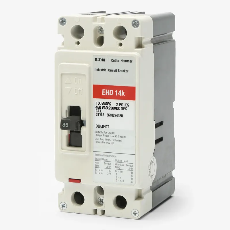 Eaton / Cutler-Hammer EHD2035 - 35A 2 Pole Molded Case Circuit Breaker Budget