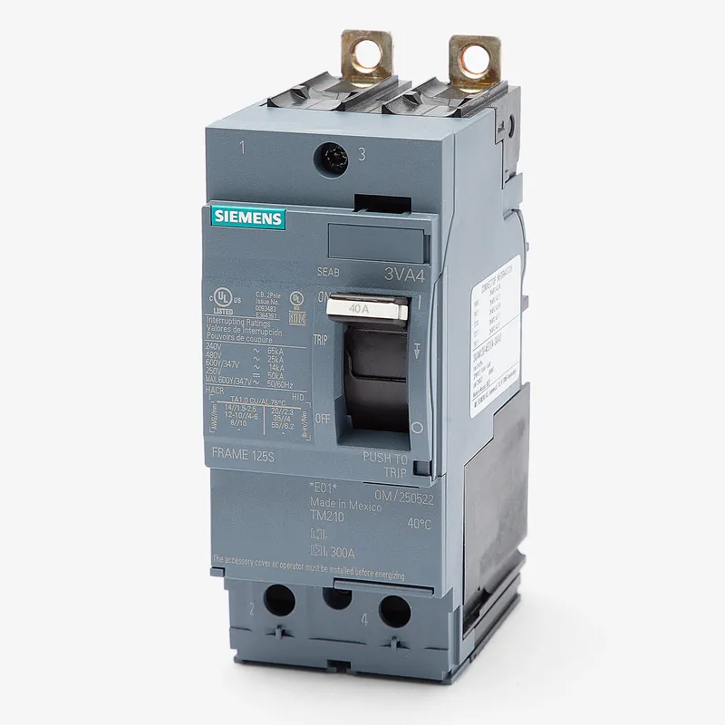Siemens 3VA4140-4ED24-0AA0 - 40A 2 Pole Molded Case Circuit Breaker Same Day Shipping