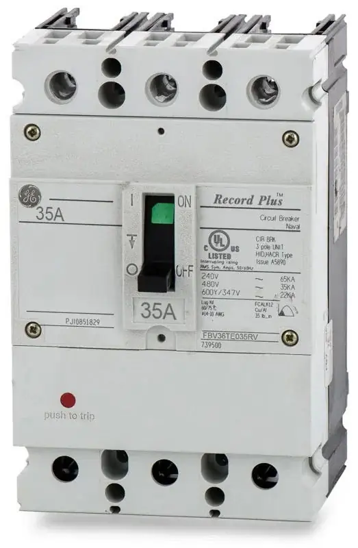 ABB / General Electric FBV36TE035RV - 35A 3 Pole Molded Case Circuit Breaker Hot Picks