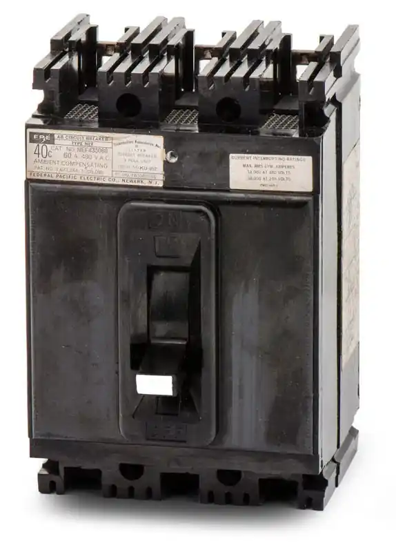 Mega Sale Federal Pacific NEF435060 - 60A 3 Pole Molded Case Circuit Breaker