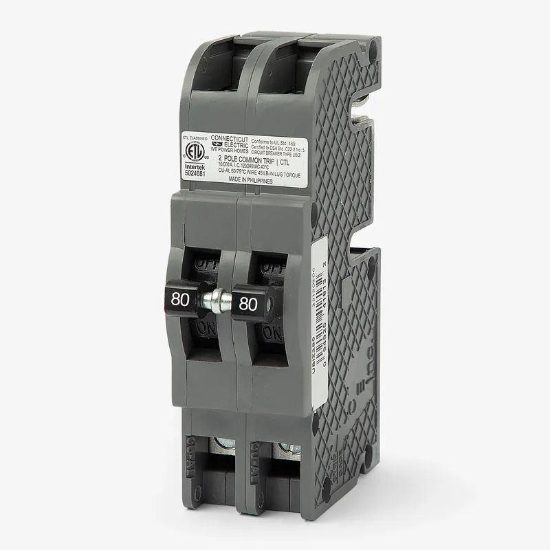 Zinsco UBIZ280 - 80A 2 Pole Miniature Circuit Breaker Budget
