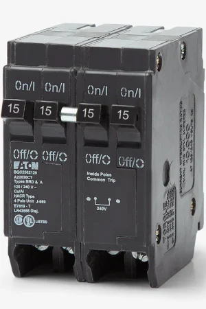 Sale Eaton / Cutler-Hammer BRD2152115 - 15/15A Quadplex Miniature Circuit Breaker