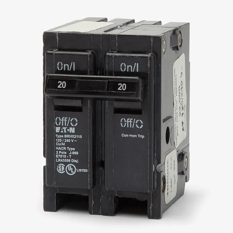 Professional Grade Eaton / Cutler-Hammer BRH220 - 20A 2 Pole Miniature Circuit Breaker