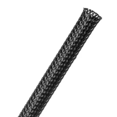PTP0.38BK500 TechFlex Sleeving, Flexo PET Plus, 3/8 Inch, Black, 500ft Spool Time-Limited