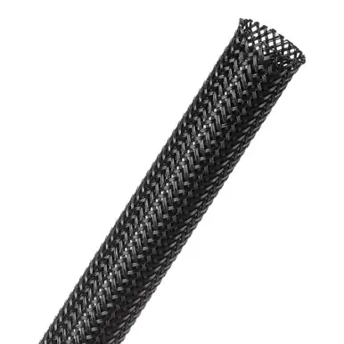 Top Pick PTP0.63BK500 TechFlex Sleeving, Flexo PET Plus, 5/8 Inch, Black, 500ft Spool