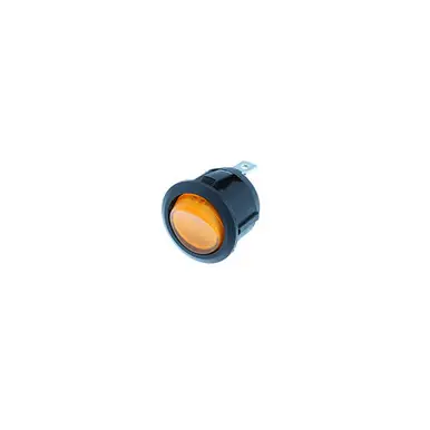 Big Sale RA1-1A-DC-2-AL Switch Components – Round Rocker 3P SPST OFF-ON Amber LED