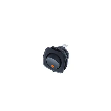 RB2-1A-DC-2-AL Switch Components – Square Actuator Rocker 3P OFF-ON Amber LED Luxury
