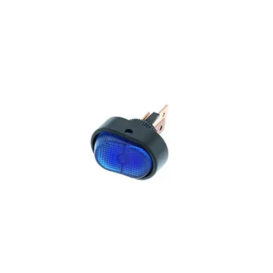 Cheap RD1-1A-DC-1-UL Switch Components – Oval Rocker 3P SPST OFF-ON Blue Bulb