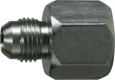 Premium Midland Metal 2406166 Reducer/Expander, 1 in Female JIC x 3/8 in Male JIC, Steel