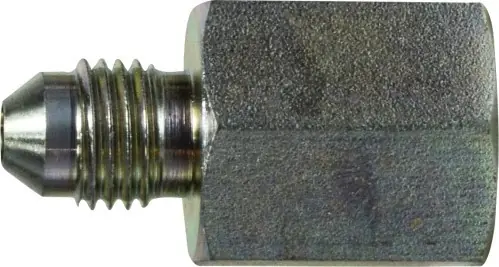 Midland Metal 24052020 Straight Connector, 1-1/4 in 37 deg JIC Male Flared x 1-1/4 in FNPT, Steel Hassle-Free Returns