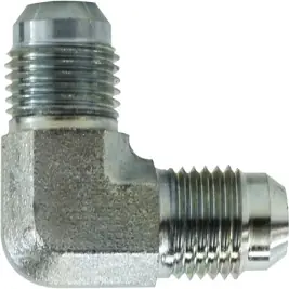 Midland Metal 250055 90 deg Union Elbow, 5/16 in 37 deg JIC Flared x 5/16 in 37 deg JIC Flared, Steel Must Have