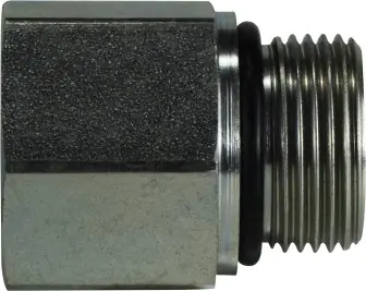 Midland Metal 70421212 Straight Adapter, 3/4 in FIP x 3/4 in Male BSPP, Steel Shop Now