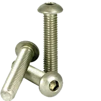 Low Price M4-0.70 x 6 mm Button Head Socket Cap Screws, 18-8 Stainless Steel A2, Full Thread, Coarse (UNC), Qty 100