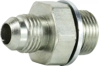 Midland Metal 7002812 Pipe Connector, 1/2 in JIC x 3/4 in Male BSPP, Steel Must Have