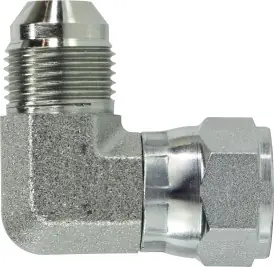 Weekend Sale Midland Metal 650032 90 deg Swivel Nut Elbow, 2-1/2 in Male JIC x 2-1/2 in Female JIC