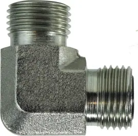 Next Day Delivery Midland Metal FS25001212 90 deg Union Elbow, 1-3/16 in Male ORFS x 1-3/16 in Male ORFS, Steel