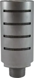 Exclusive Offer Midland Metal 28368 Slit Pattern High Flow Muffler, 1/4 in Nominal, MPT, Aluminum