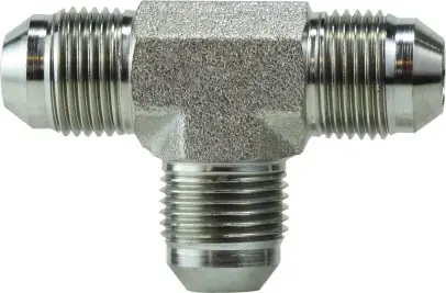 Midland Metal 26031212 Union Tee, 3/4 in 37 deg JIC Flared x 3/4 in 37 deg JIC Flared x 3/4 in 37 deg JIC Flared Fresh Stock
