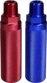 Midland Metal 39537 Gladhand Grips, Gladhands, 1 Red1 Blue Aluminum Gladhand Grip, Brass Fittings Final Sale