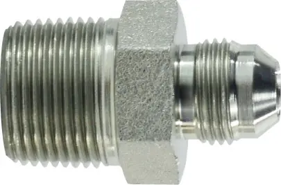 Midland Metal 2406128 Straight Reducer, 3/4 in 37 deg JIC Female Flared x 1/2 in 37 deg JIC Male Flared, Steel Buy Online