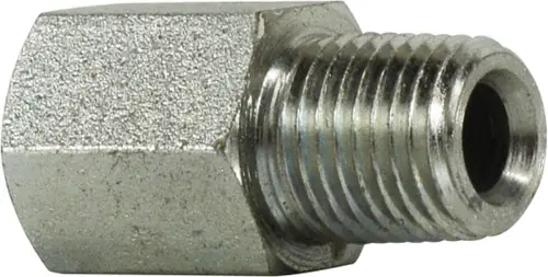 Latest Midland Metal 640468 Straight Adapter, 9/16 in Female ORB x 1/2 in MIP, Steel