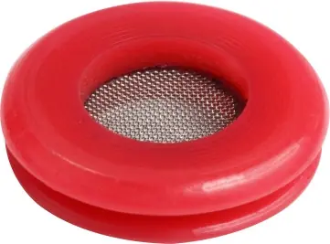 Markdown Midland Metal 39557 Gladhand Seals, Gladhands, Red Emer Gladhand Seal With Screen, Brass Fittings