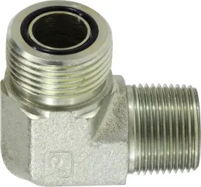 Midland Metal FS250186 90 deg Elbow, 13/16 in Female ORFS x 3/8 in MPT, Steel Hot Deal