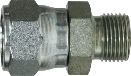 Special Discount Midland Metal 7022108 Adapter, 5/8 in Female JIC x 1/2 in Male BSPP Swivel, Steel