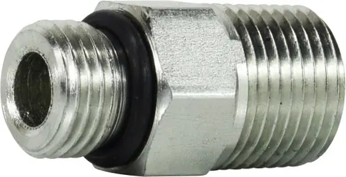 Holiday Sale Midland Metal 640144 Straight Adapter, 7/16 in Male ORB x 1/4 in MNPT, Steel