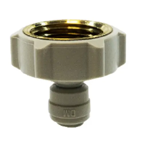 Midland Metal 20951P Adapter, 3/8 in Push-In x 3/4 in FGH, Plastic Super Sale