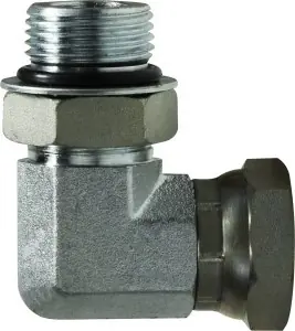 Midland Metal 6901NWO2424 90 deg Swivel Adapter, 1-1/2 in Male ORB x 1-1/2 in FNPSM, Steel Best Price
