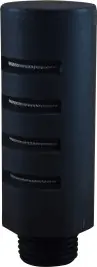 Time-Limited Midland Metal 28366 High Flow Muffler, 1/2 in Nominal, MPT, Nylon