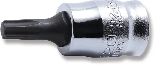 Ko-ken 2025Z.28-T20 1/4 Sq. Dr. Z-Series TORX T20 Bit Socket - Length 28mm Budget