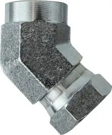 Price Drop Midland Metal 150488 45 deg Swivel Adapter Elbow, 1/2 in FPT x 1/2 in FNPSM, Steel