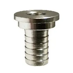 Midland Metal 34713 Tailpiece, 1/4 in Barbed x 3/16 in Swivel, Stainless Steel Trusted Brand