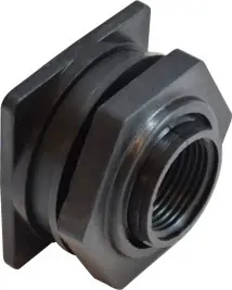 Midland Metal 28694P Adapter with Santoprene Gasket, 3/4 in FPT x 3/4 in, Polypropylene Place Order