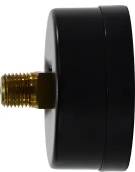 Popular Midland Metal 80333 Pneumatic Pressure Gauge, 2-1/2 in Dial, 0 to 60 psi Measuring Range, 1/4 in Connection