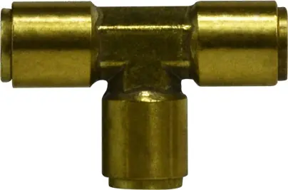 Midland Metal 641200 Union Tee, 3/4 in Push-In x 3/4 in Push-In x 3/4 in Push-In, Brass Certified