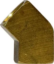 Hassle-Free Returns Midland Metal 28020 45 deg Elbow, 3/8 in FNPTF x 3/8 in FNPTF, Brass
