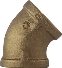 Order Now Midland Metal 44188 45 deg Elbow, 2 in FPT x 2 in FPT, Bronze