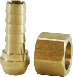 Midland Metal 32076 Ball End Swivel Connector, 1/2 in Hose x 1/2 in NPSM, Brass Crafted