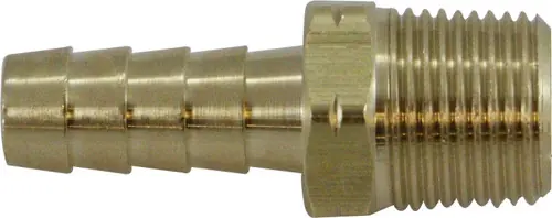 Midland Metal 32454 Rigid Adapter, 3/8 in Hose x 1/2 in Male BSPT, Brass Today Only