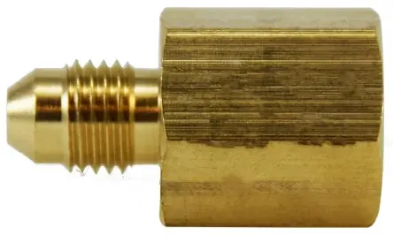 Weekend Sale Midland Metal 28963 Straight Adapter, 7/8 in Male JIC x 1/2 in FIP, 1.87 in, Brass