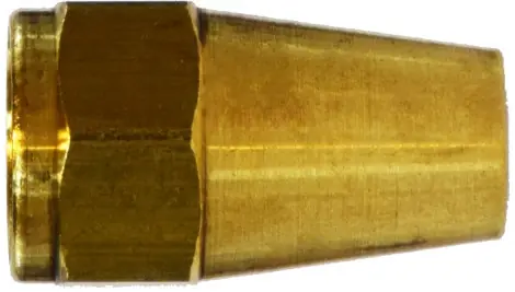 Holiday Sale Midland Metal 10007 Hex Long Rod Nut, 5/8 in SAE 45 deg Flare, Brass