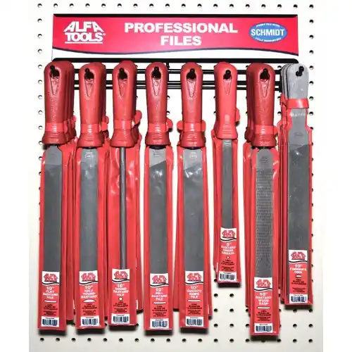 New Release Alfa Tools F65003AHP 10" Bastard Hand File With Handle Pouched