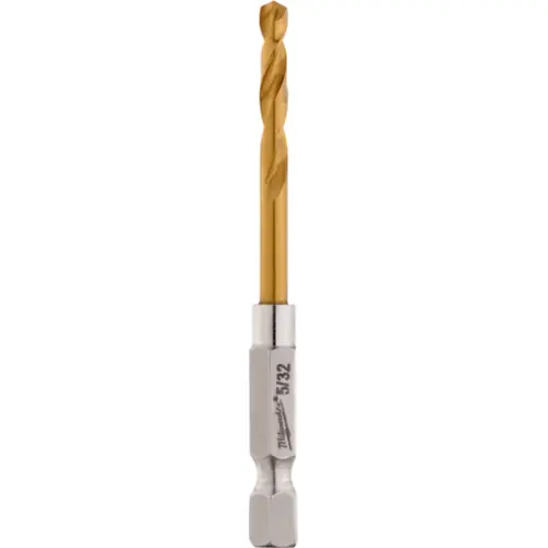 Latest Milwaukee Tool 48-89-4607 5/32" SHOCKWAVE Impact Duty RED HELIX Titanium Drill Bit, 5 Pack