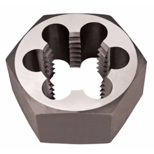 Top Pick Alfa Tools CSRTD70754 1-1/2 - 8 Carbon Steel Rethreading Hex Die