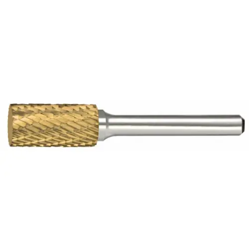 Super Sale Alfa Tools B71205BDTN Sa-3L Carbide Burr Cylindrical Double Cut Tin Coated