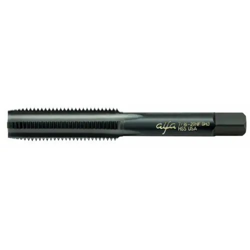 Alfa Tools HTP80018 12-28 HSS Black Oxide Alfa USA Hand Tap Plug, 12 Pack While Supplies Last